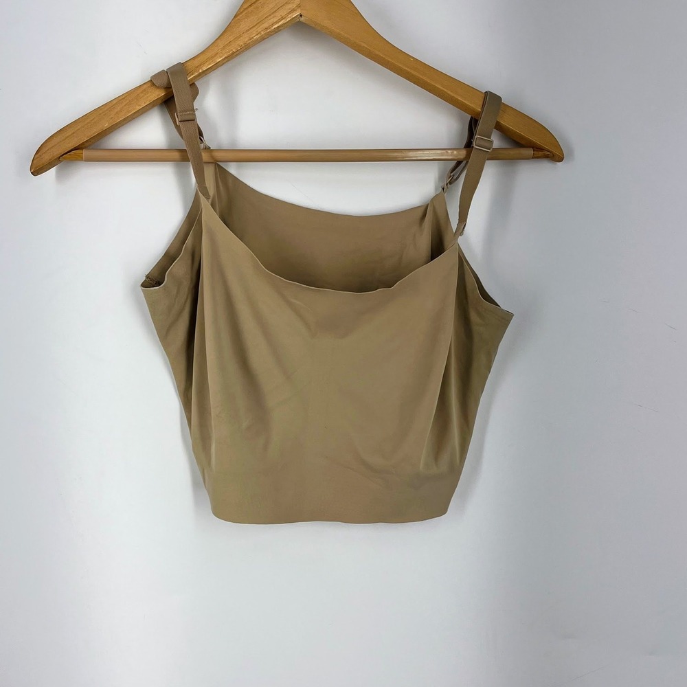 True & Co Seamless Crop Camisole‎ Adjustable Straps Stretch Base Layer Size XL